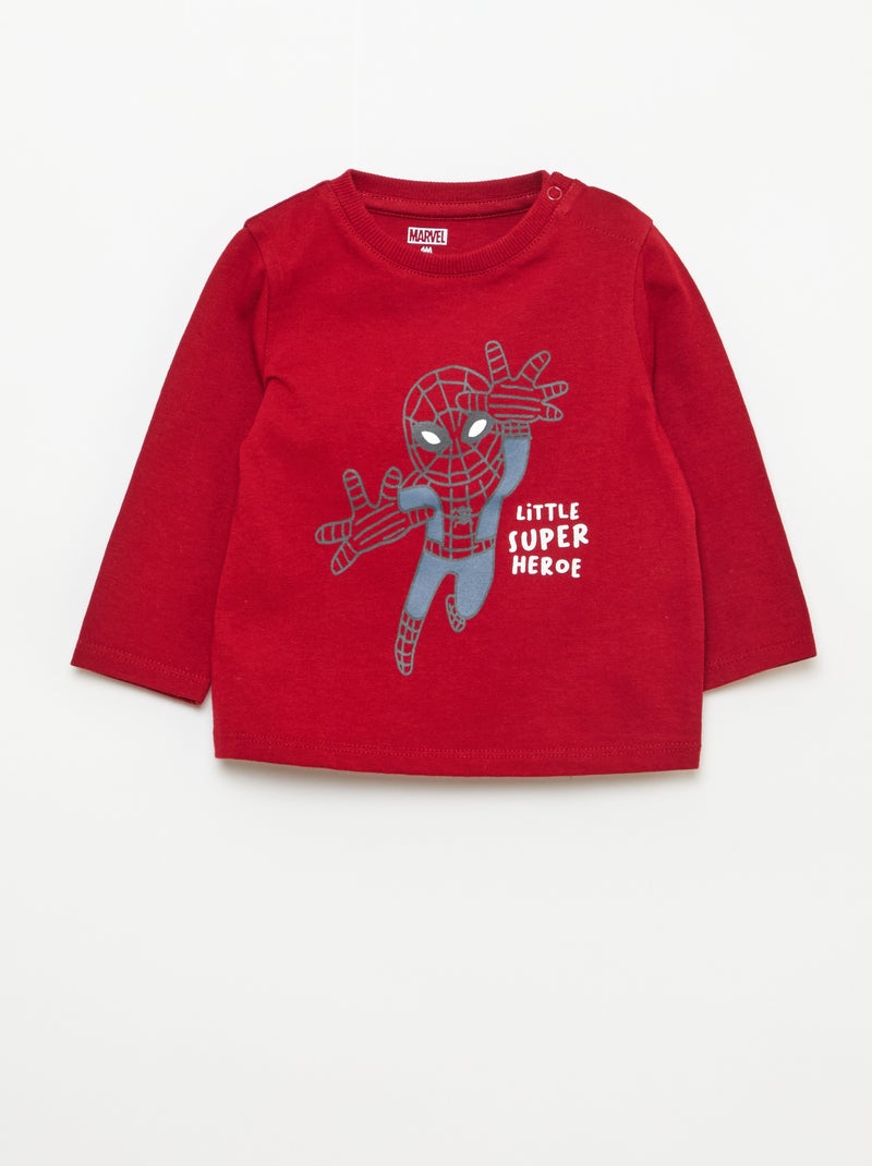 Pack de 3 camisetas 'Spiderman' Azul - Kiabi
