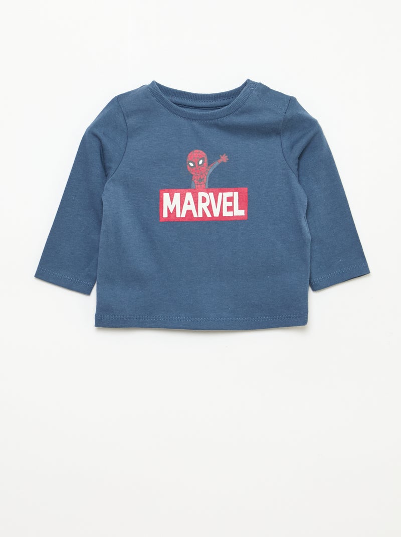 Pack de 3 camisetas 'Spiderman' Azul - Kiabi