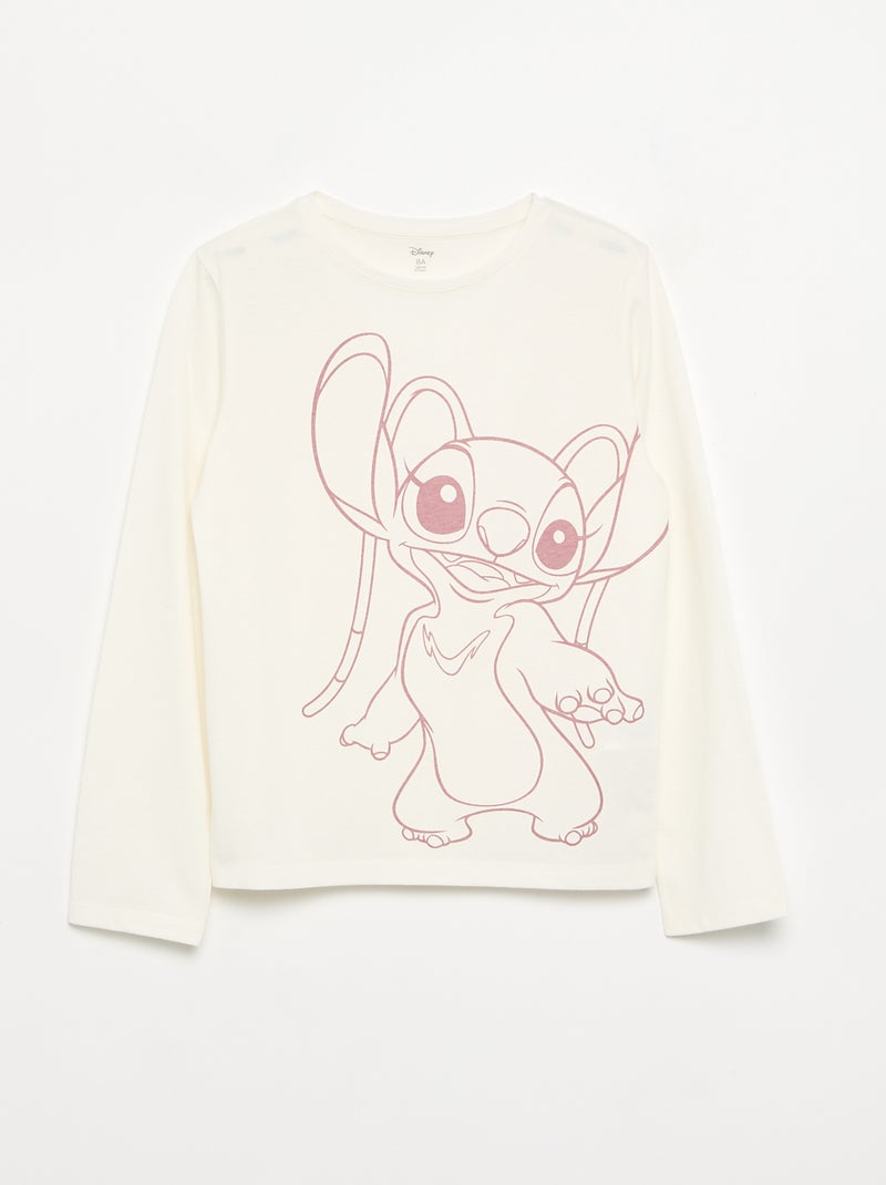 Pack de 3 camisetas 'Stitch' & 'Angel' Rosa - Kiabi