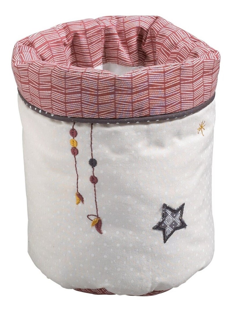 Pack de 3 cestas nido de tela de algodón - SAUTHON Beige - Kiabi
