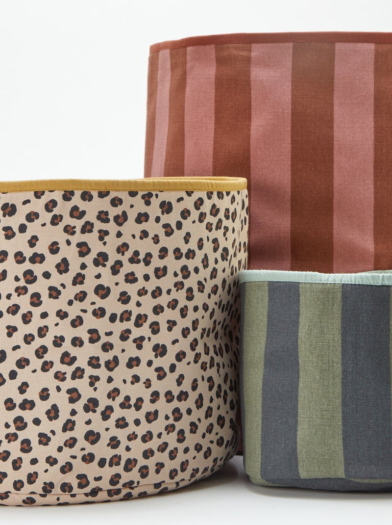 Pack de 3 cestos para la ropa sucia - Kiabi Home BEIGE - Kiabi