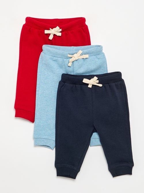 Pack de 3 chándales de French Terry - Kiabi Pack de 3 chándales de French Terry - Kiabi