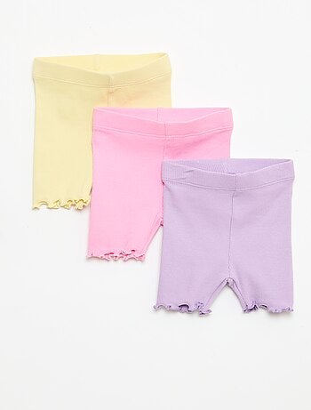 Pack de 3 ciclistas de canalé