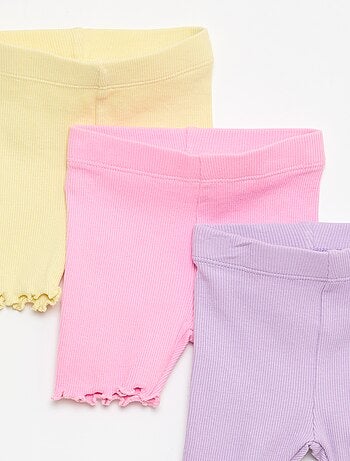 Pack de 3 ciclistas de canalé