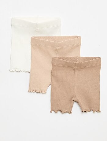 Pack de 3 ciclistas de canalé