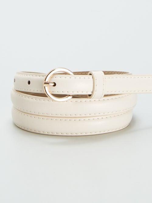 Pack de 3 cinturones lisos - Kiabi