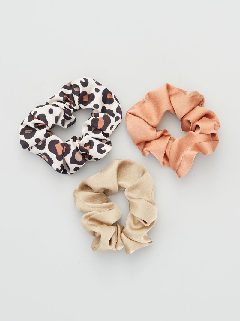 Pack de 3 coleteros MARRON - Kiabi