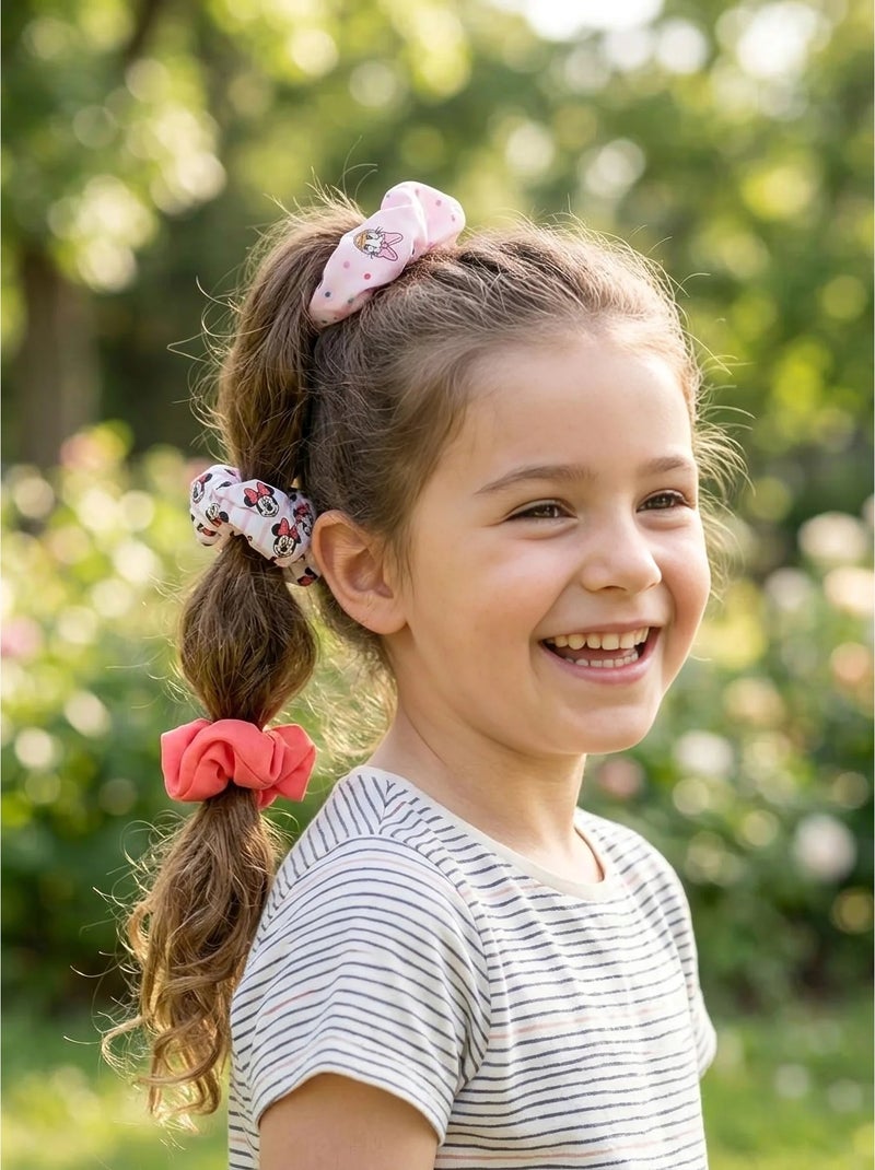 Pack de 3 coleteros Minnie Mouse Disney Rosa - Kiabi
