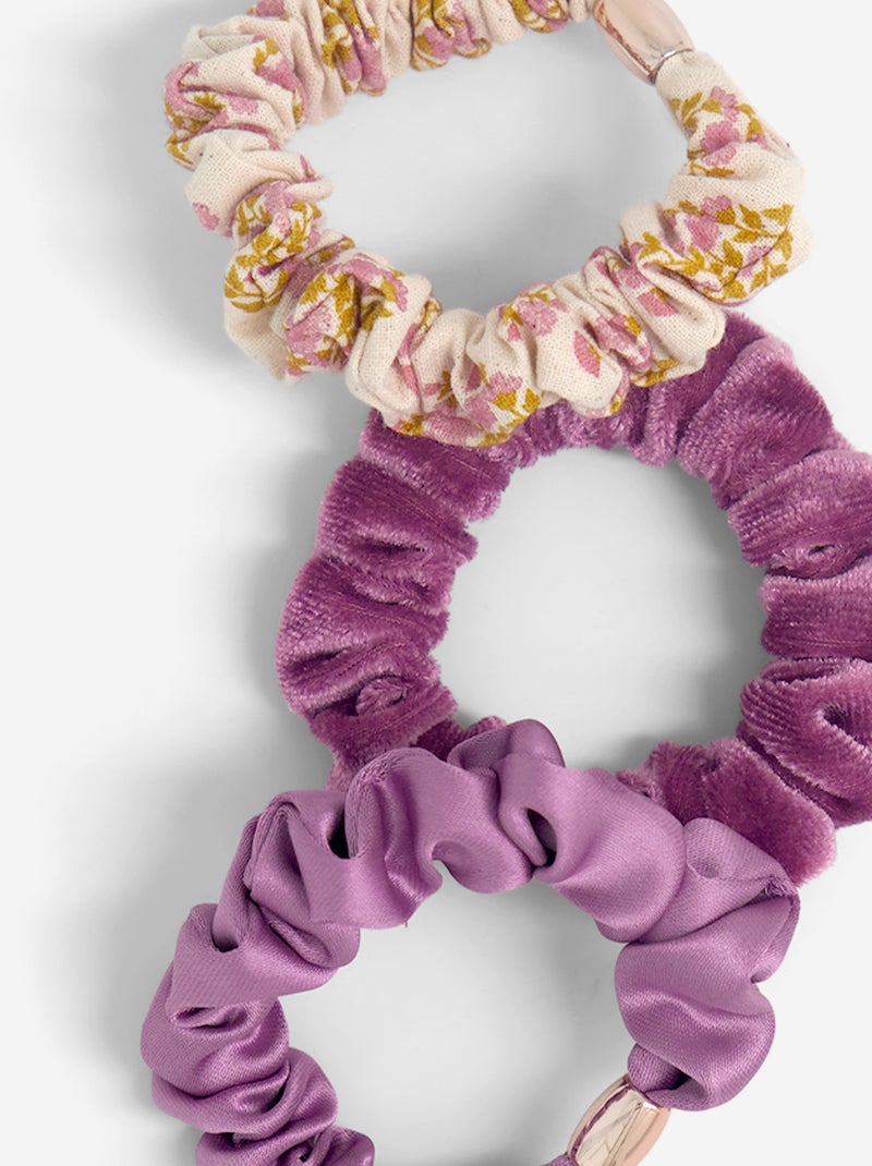 Pack de 3 coleteros Rosa - Kiabi