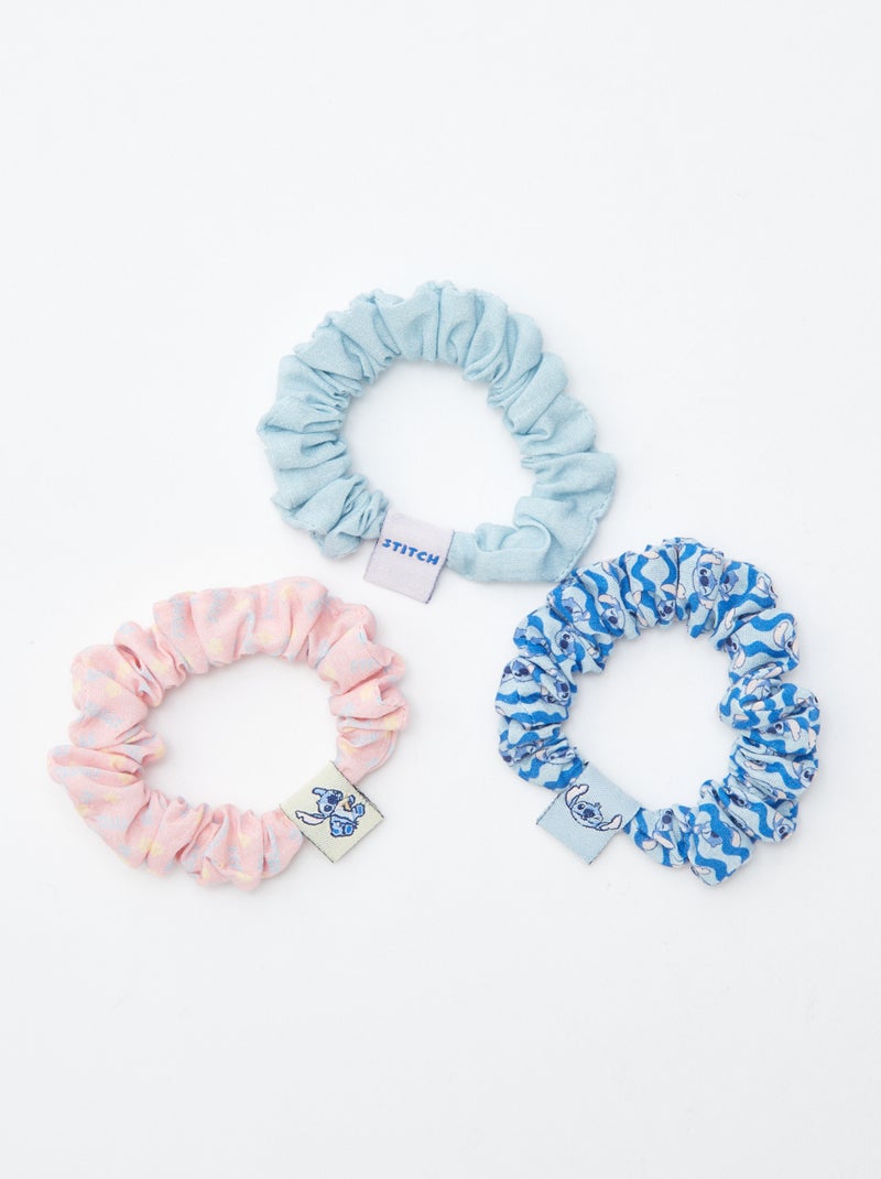 Pack de 3 coleteros 'Stitch' AZUL - Kiabi