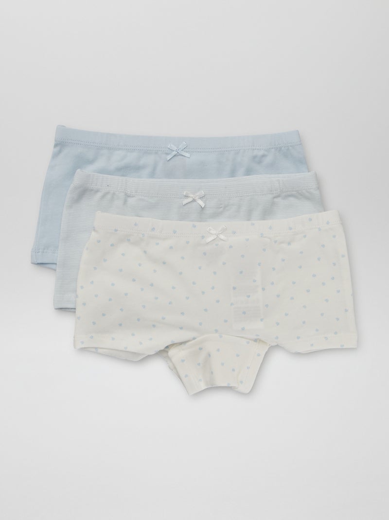 Pack de 3 culotes AZUL - Kiabi