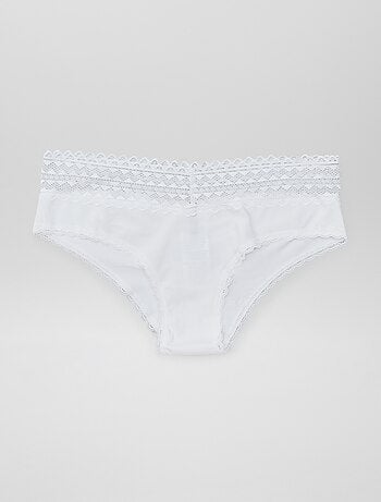 Pack de 3 culotes con encaje