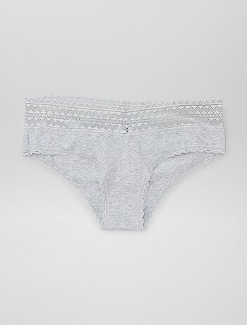 Pack de 3 culotes con encaje