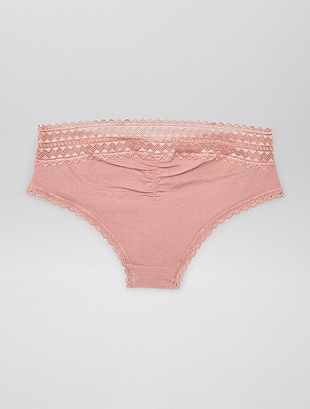 Pack de 3 culotes con encaje