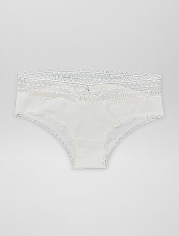 Pack de 3 culotes con encaje