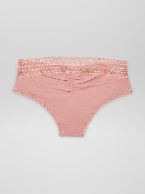 Pack de 3 culotes con encaje - Kiabi