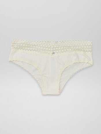 Pack de 3 culotes con encaje