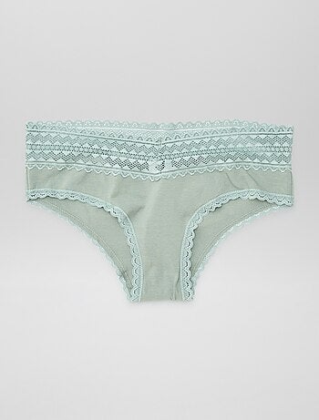 Pack de 3 culotes con encaje