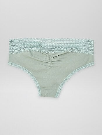 Pack de 3 culotes con encaje