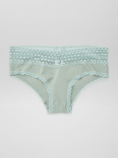 Pack de 3 culotes con encaje - Kiabi