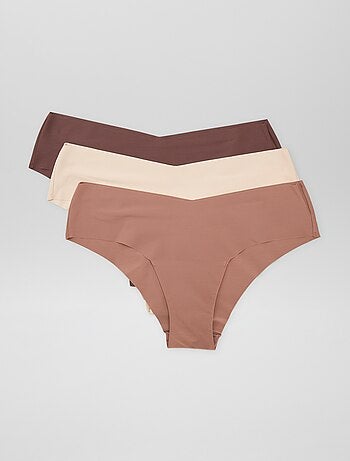 Pack de 3 culotes invisibles