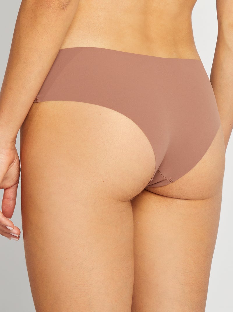 Pack de 3 culotes invisibles MARRON - Kiabi