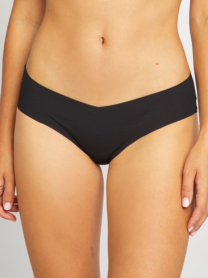 Pack de 3 culotes invisibles NEGRO - Kiabi