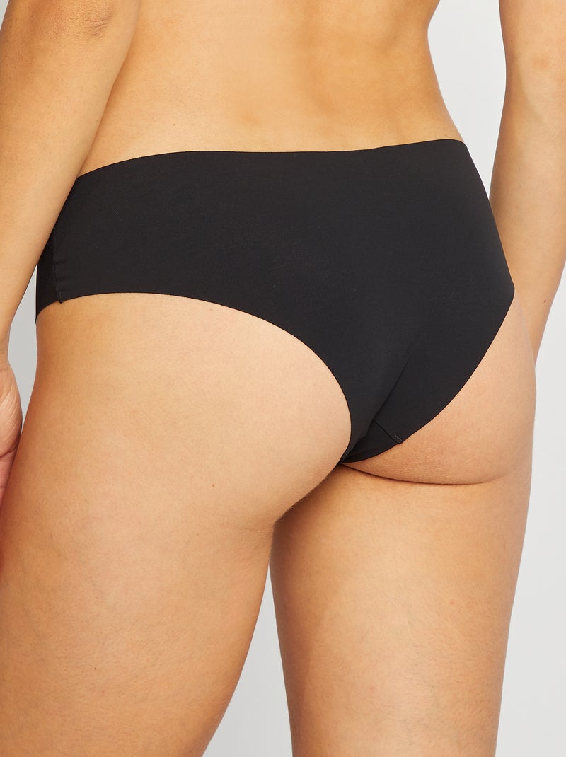 Pack de 3 culotes invisibles NEGRO - Kiabi
