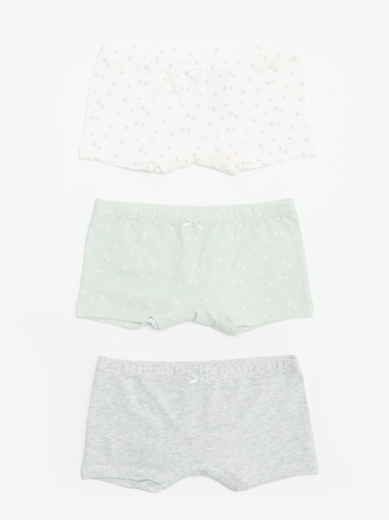 Pack de 3 culotes Verde - Kiabi