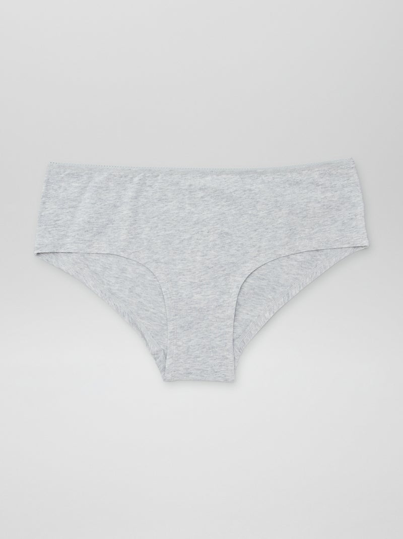 Pack de 3 culottes de algodón BEIGE - Kiabi