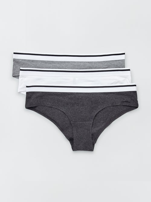 Pack de 3 culottes de algodón - Kiabi