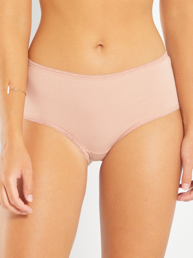 Pack De 3 Culottes Femme Contrôle De La Lumière Stretch - Taille UK 12-18, 20 Couleurs