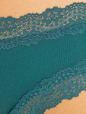 Pack de 3 culottes de canalé fino