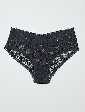 Pack de 3 culottes de encaje
