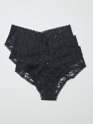 Pack de 3 culottes de encaje