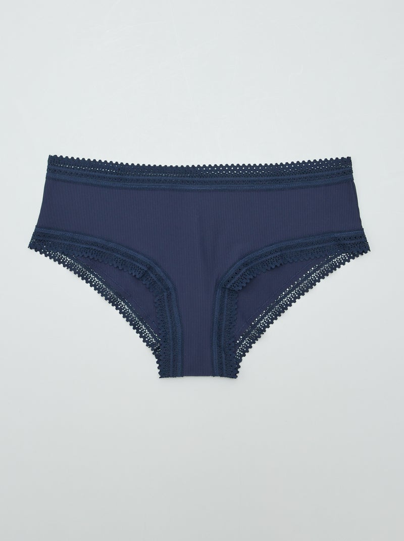 Pack de 3 culottes de encaje PURPURA - Kiabi
