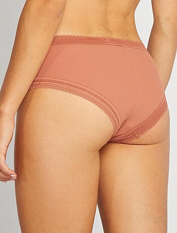 Pack de 3 culottes de encaje