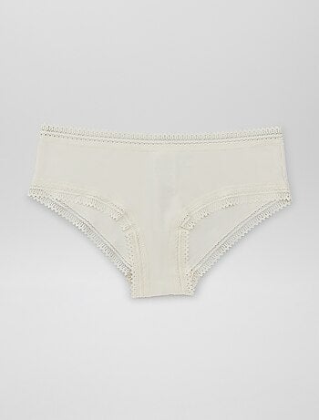 Pack de 3 culottes de encaje