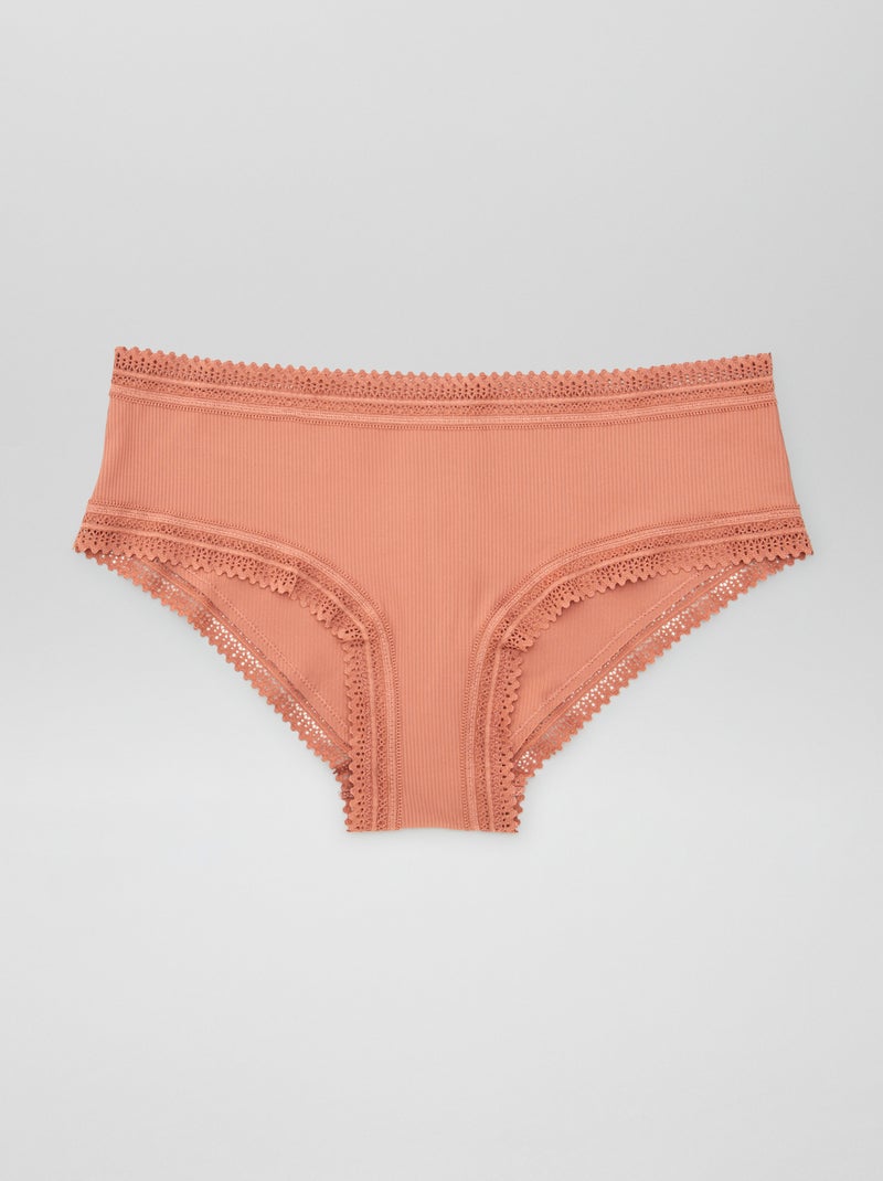 Pack de 3 culottes de encaje ROSA - Kiabi