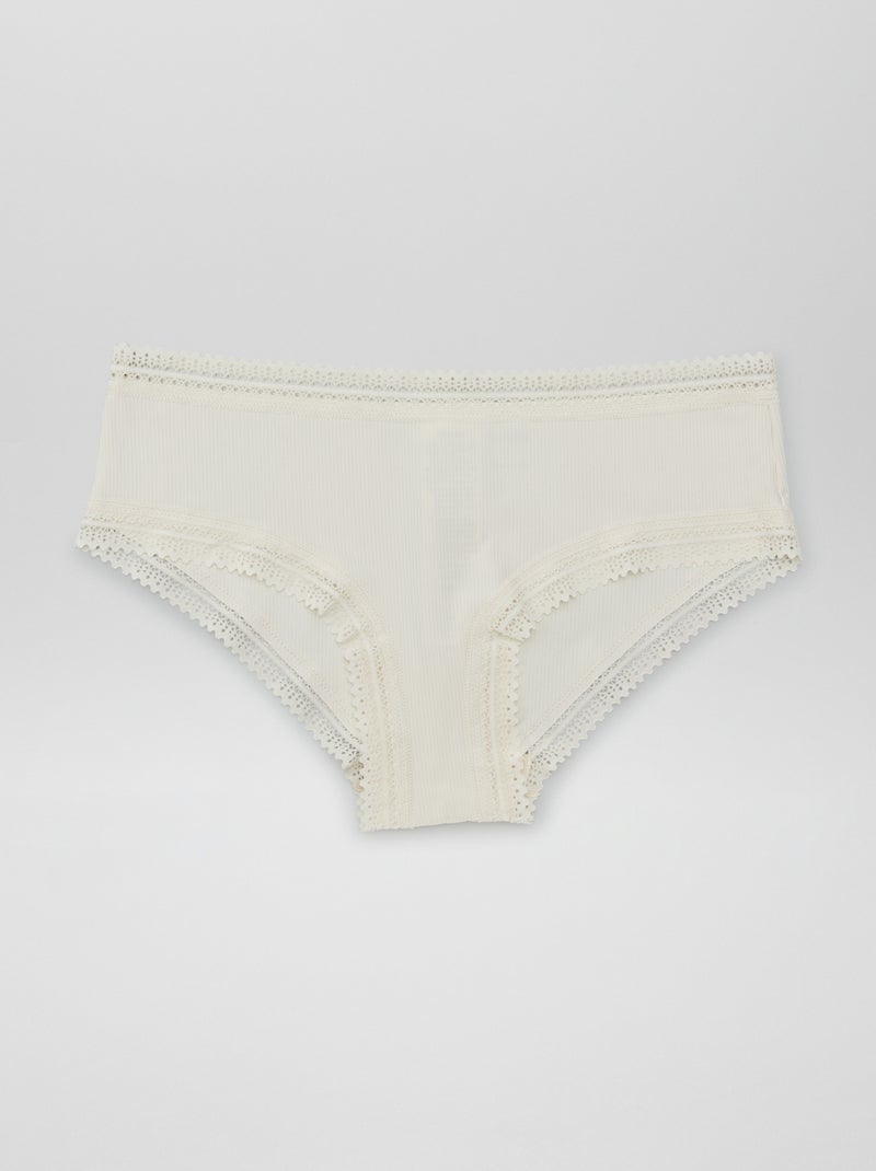 Pack de 3 culottes de encaje ROSA - Kiabi