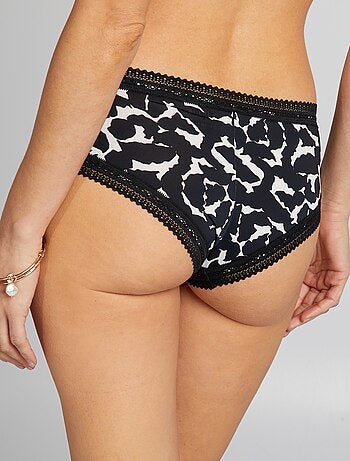 Pack de 3 culottes de microfibra estampados