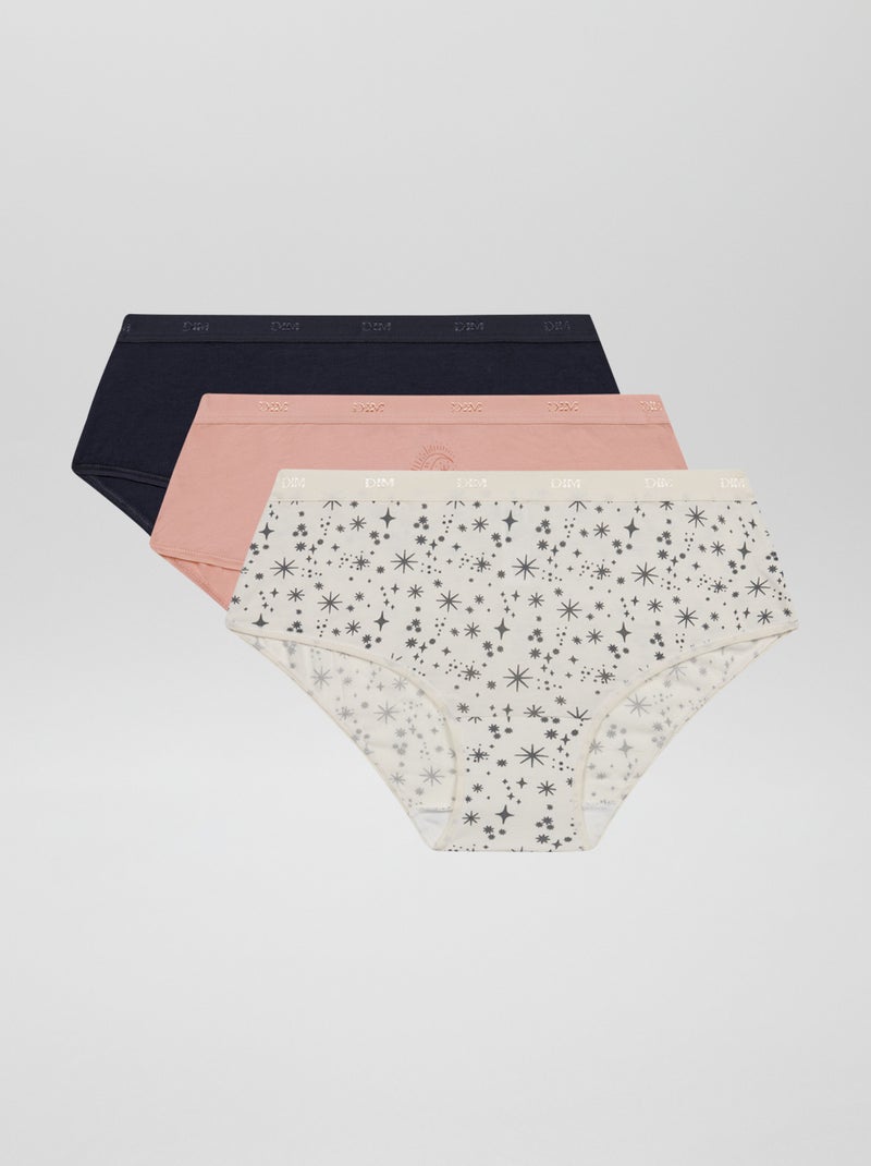 Pack de 3 culottes 'Dim' ROSA - Kiabi