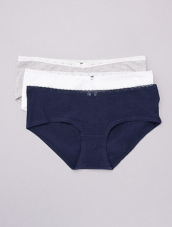 Pack de 3 culottes premamá