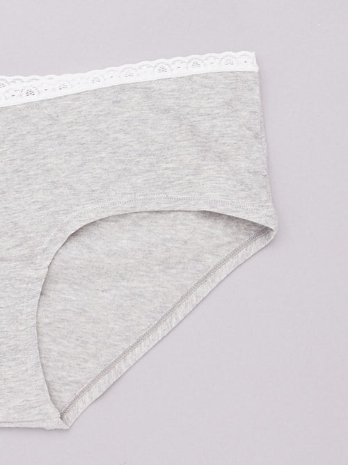 Pack de 3 culottes premamá - Kiabi