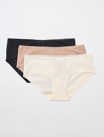 Pack de 3 culottes premamá