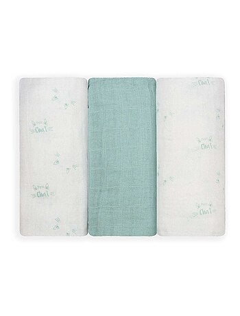 Pack de 3 Gasas bebé motivo gatos