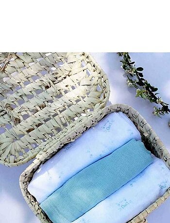 Pack de 3 Gasas bebé motivo gatos