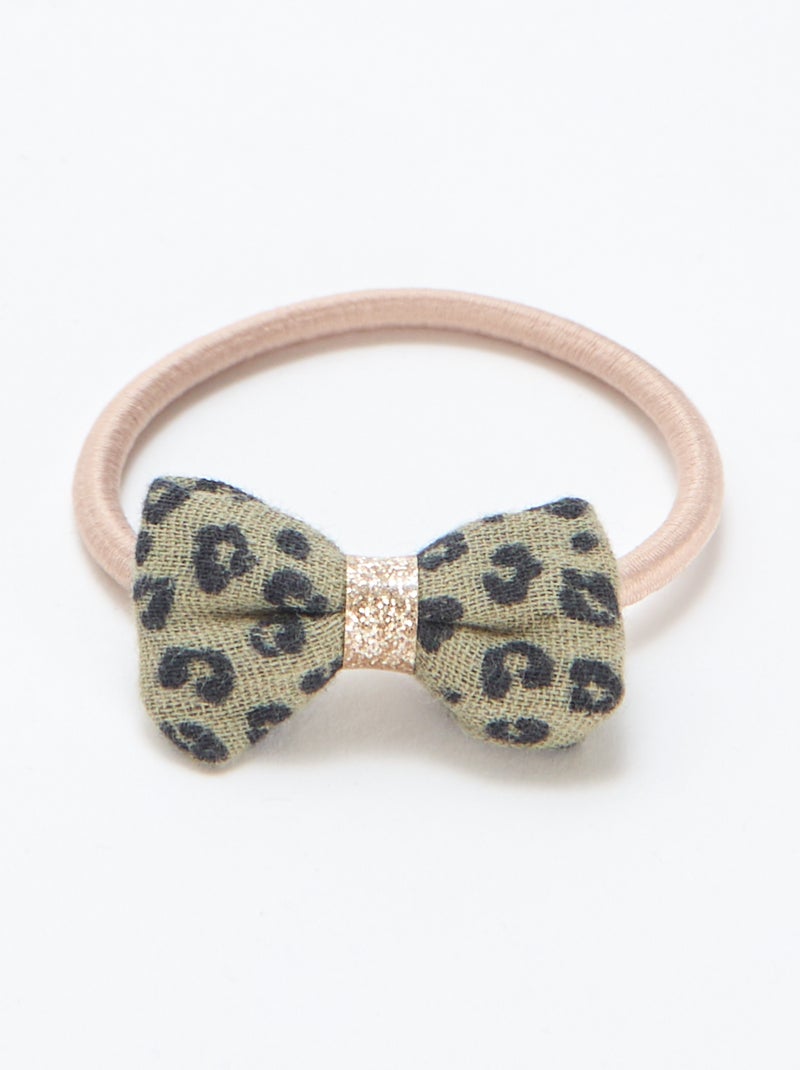 Pack de 3 gomas con lazos fantasía Kaki - Kiabi