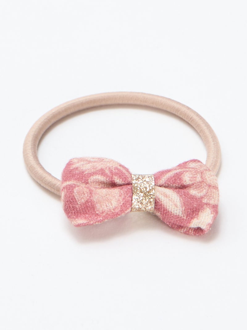 Pack de 3 gomas con lazos fantasía Rosa - Kiabi