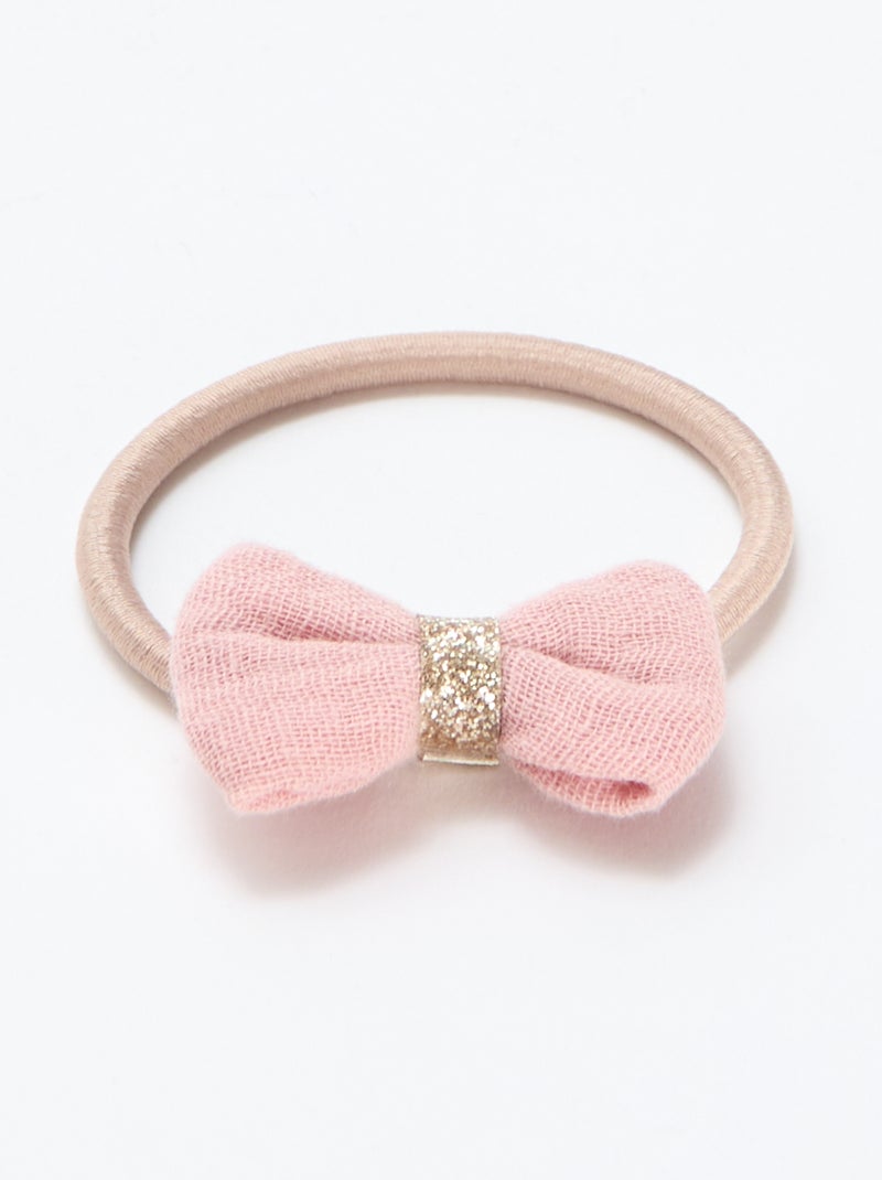 Pack de 3 gomas con lazos fantasía Rosa - Kiabi